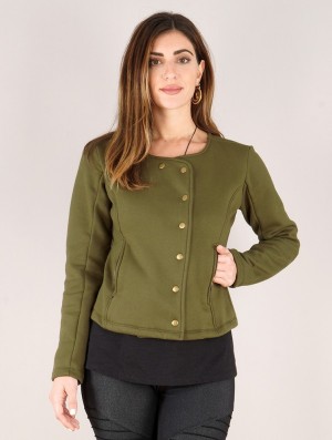 Toonzshop Athelleen Perfecto Style Jacket Jackor Dam Gröna | VYWTL-6847