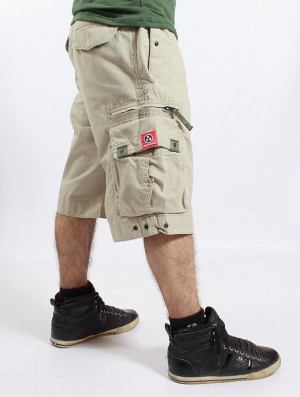 Toonzshop Molecule Cargo Shorts 45020 Shorts Herr Beige | BPVQR-5782