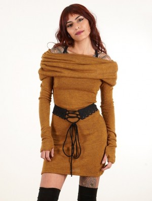 Toonzshop Mori Crochet Lace Belt Bälte Dam Svarta | PGQHF-6504